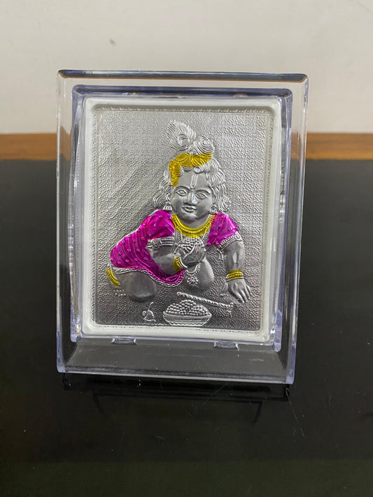 Bal Krishna Silver Frame
