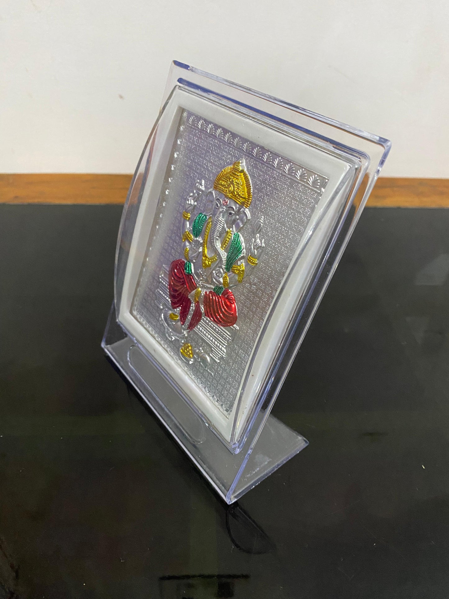 Lord Ganesha Silver Frame