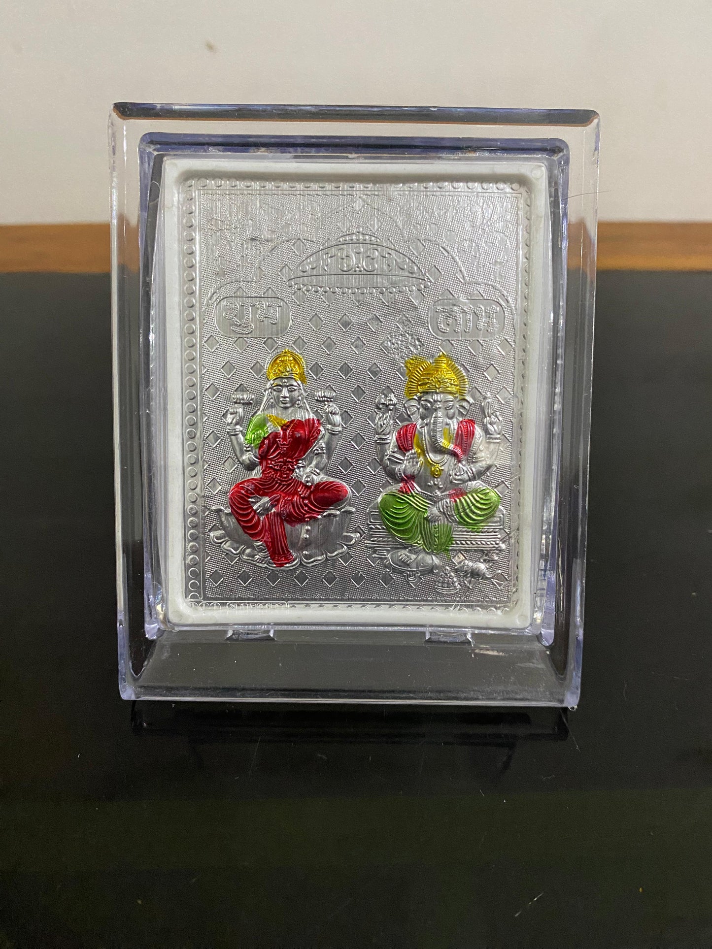 Lakshmi Ganesh Silver Frame small