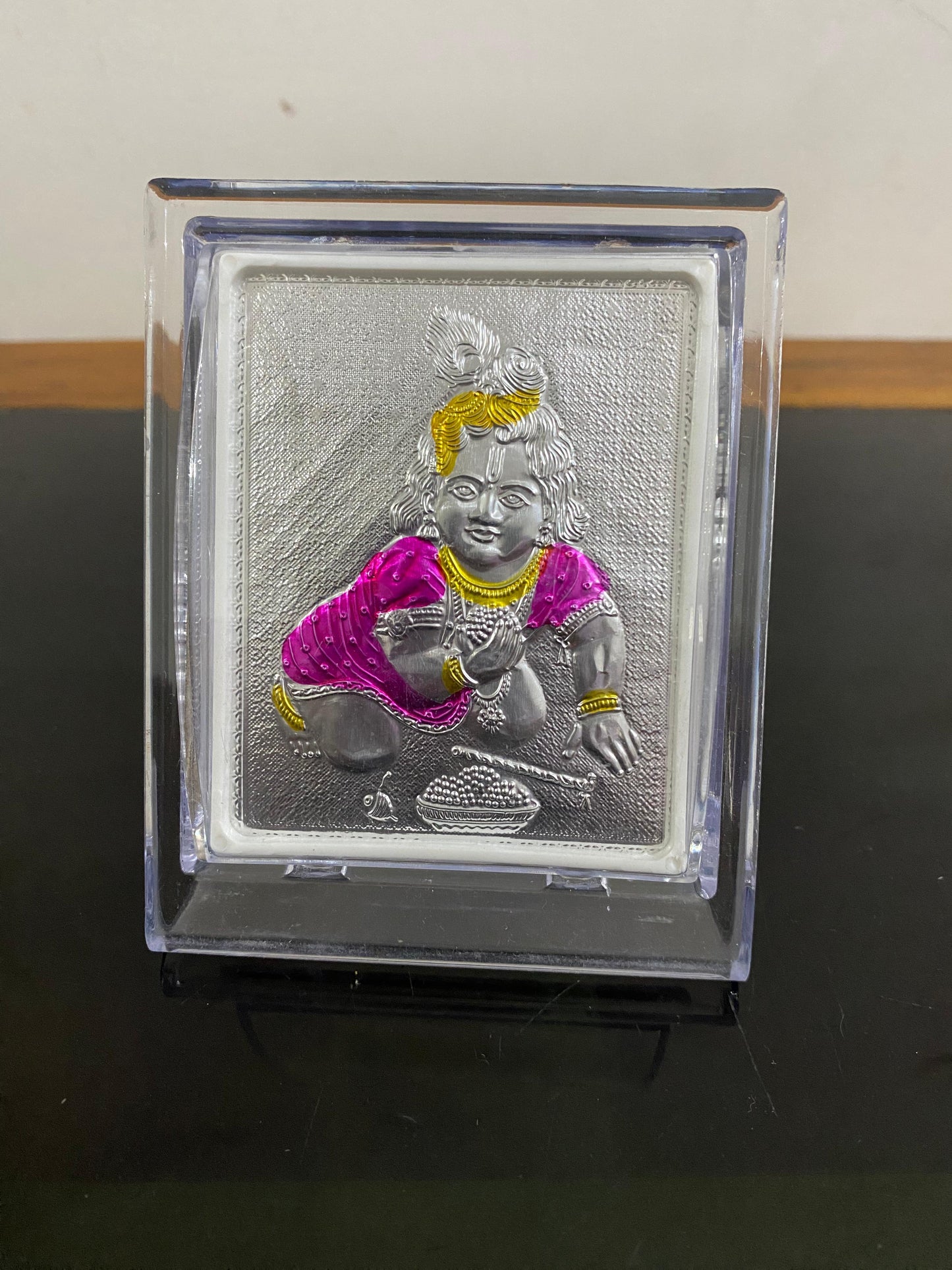 Bal Krishna Silver Frame