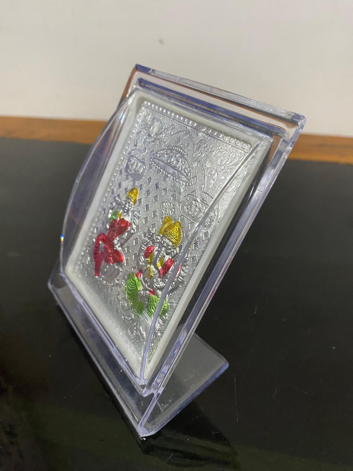 Lakshmi Ganesh Silver Frame small